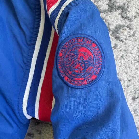 Vtg 1990s Pro Player University of Kansas Jayhawks Coat Reversible Youth 10-12 - Picture 6 of 13